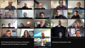 Image of participants in 1st meeting of the ESUO SIG on Business, Industry and Intermediary Companies